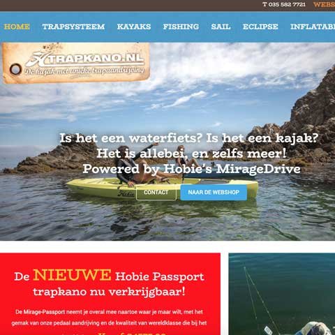 Trapkano.nl webdesign door Scriptus Reclame